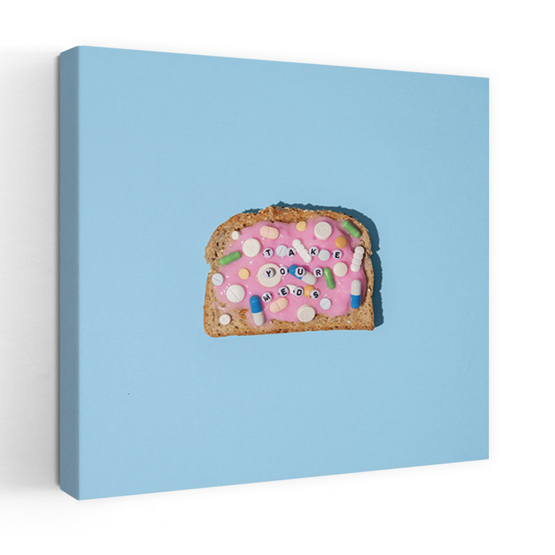 Art contemporain, art mural contemporain, H 24 po x l 24 po