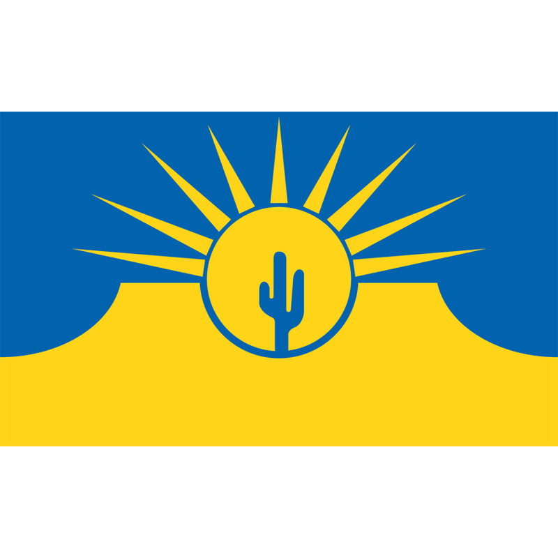 Mesa, Arizona, H 11 po x l 18 po