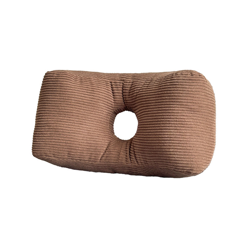 Corduroy Lumbar Support Pillow Office Chair Cushion Relieves Back Pain Home And Car Seat Cushions For Long-term Sitting
