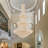 42-Light Dimmable Tiered Chandelier