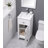 Alessandro 16.38'' Single Bathroom Vanity with Ceramic Top-36892467