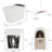 Smart Bidet Toilet With Function, Auto Open & Close Lid, Heated Seat, Warm Water Cleaning And Drying, Foot Sensor For Lid Flush, Led Screen, Remote Control, White Appearance. Multiple Fountain