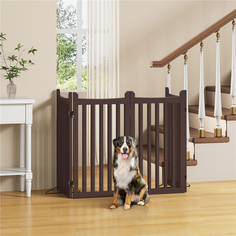 90 × 50 cm Free Standing Gate, Espresso