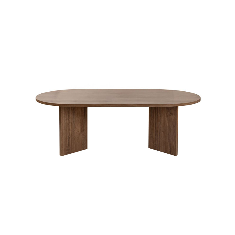 Modern Walnut Coffee Table, 120 x 40 x 60 cm, 100% Melamine Coated Particle Board, Thickness: 0 cm, Solid Color Design For Living Room & Lounge, Durable & Elegant
