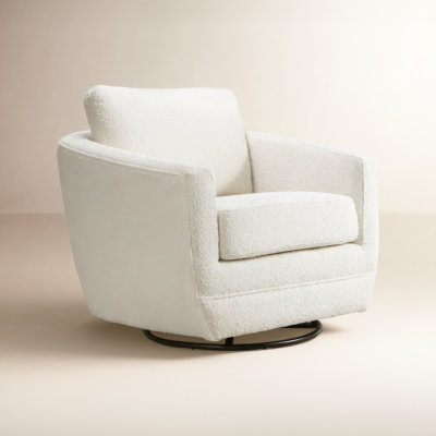 Gogh Linen Swivel Glider