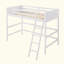 Lit mezzanine en bois avec échelle-1221677423