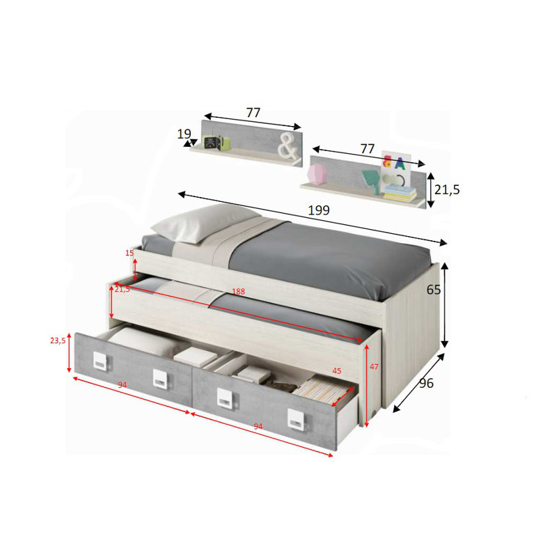 Almund Bed