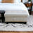 Faux Leather Ottoman-77621951