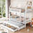 House Bunk Bed With Fence
