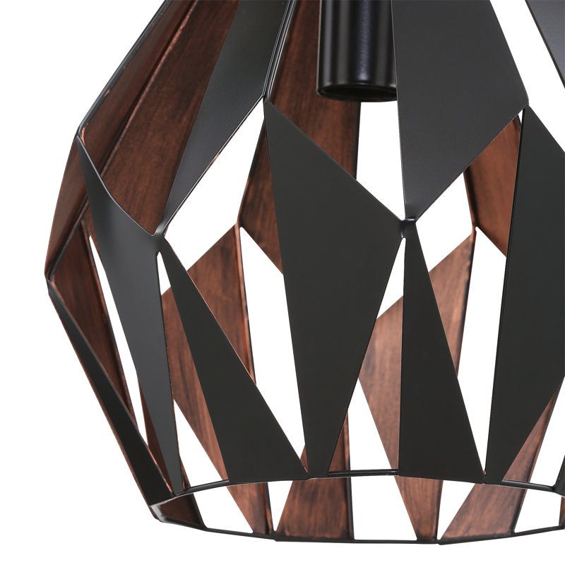 Sarai 1 - Light Geometric Pendant, Copper