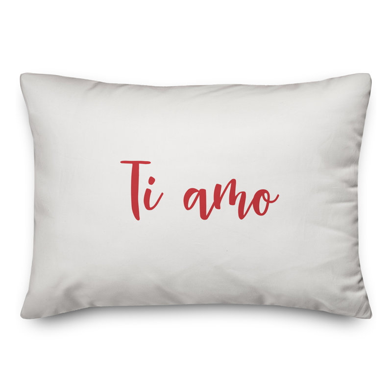 Throw Pillow, Red/White