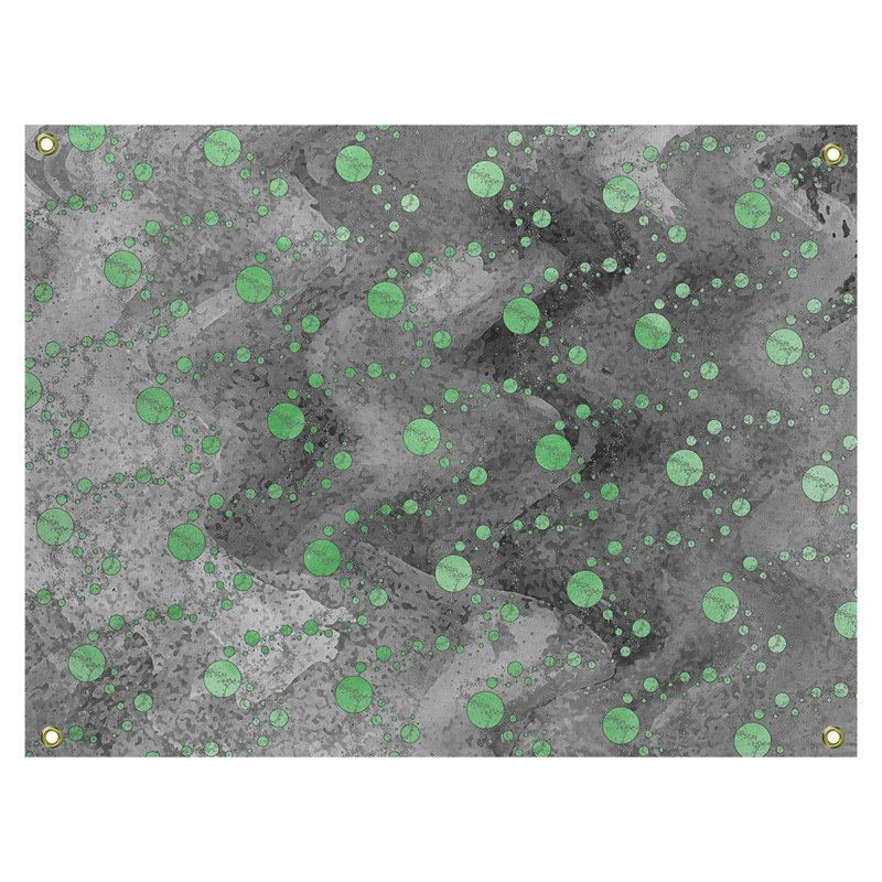 Tapisserie murale en polyester, H 51,5 po x l 60,5 po, Vert
