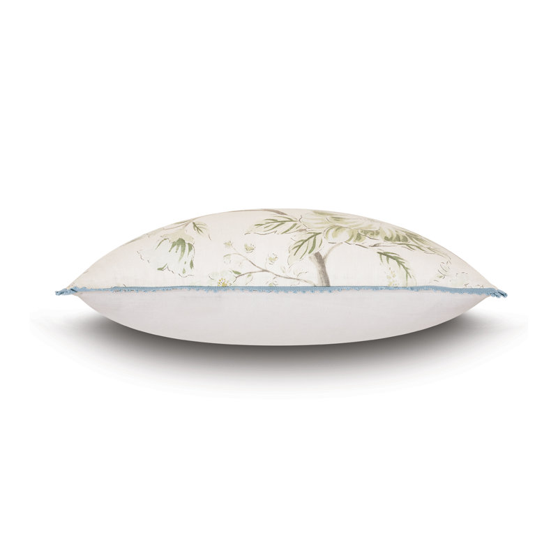 Housse et insert de coussin en coton Magnolia Mint with Gimp