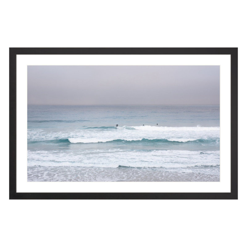 Carmel Surf by Amanda Anderson, Black, 28" H x 42" W x 2.25" D