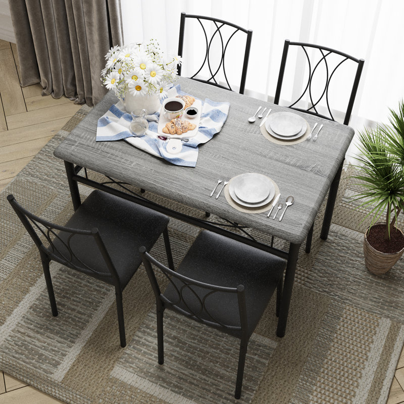 Dining Set, Gray, Gray, Gray, Gray