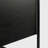 Solid Ash Wood Black Console Cabinet