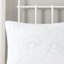 Édredon très grand surdimensionné en blanc avec surpiqûres bleues pour un look texturé-130164528
