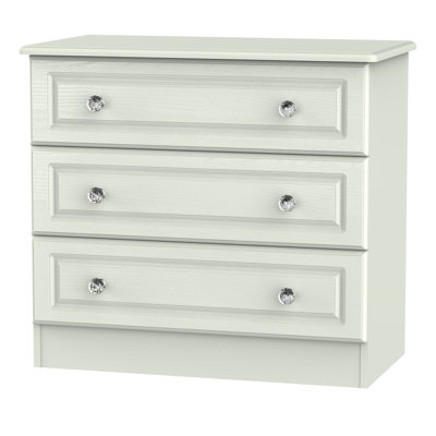 Fully Assembled Asphodèle 3 Drawer Chest