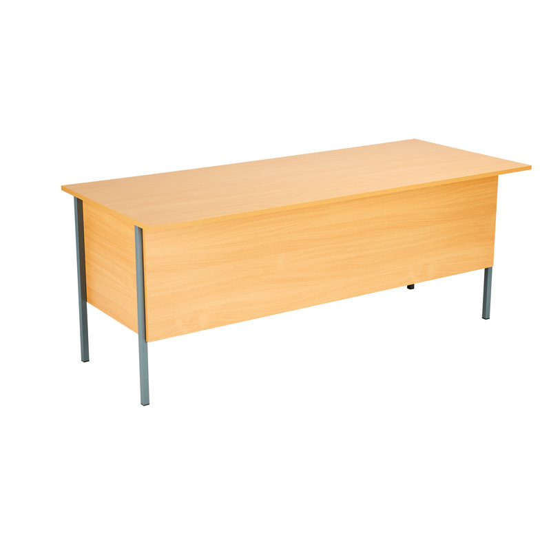 Brizza Metal Base Computer Desk, Beech