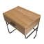 Audrina 50cm W Solid Wood Bedside Table