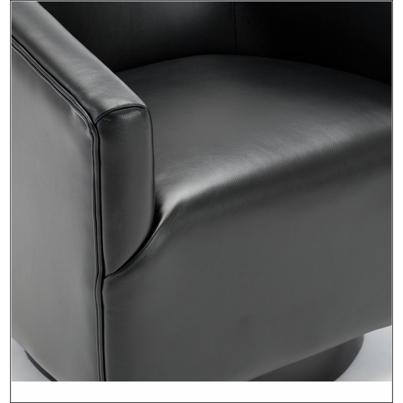 Chaise pivotante Garland, Noir