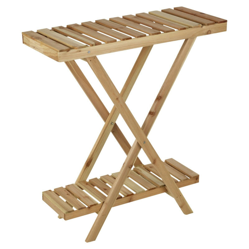 Elektra Wood Plant Stand