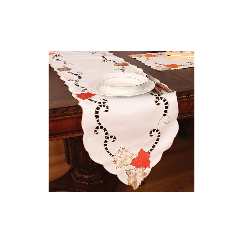 Chemin de table Scrolling Leaf, L 54 po x l 15 po