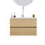 Meuble-lavabo mural 32 pouces avec tiroirs doubles-1237206755