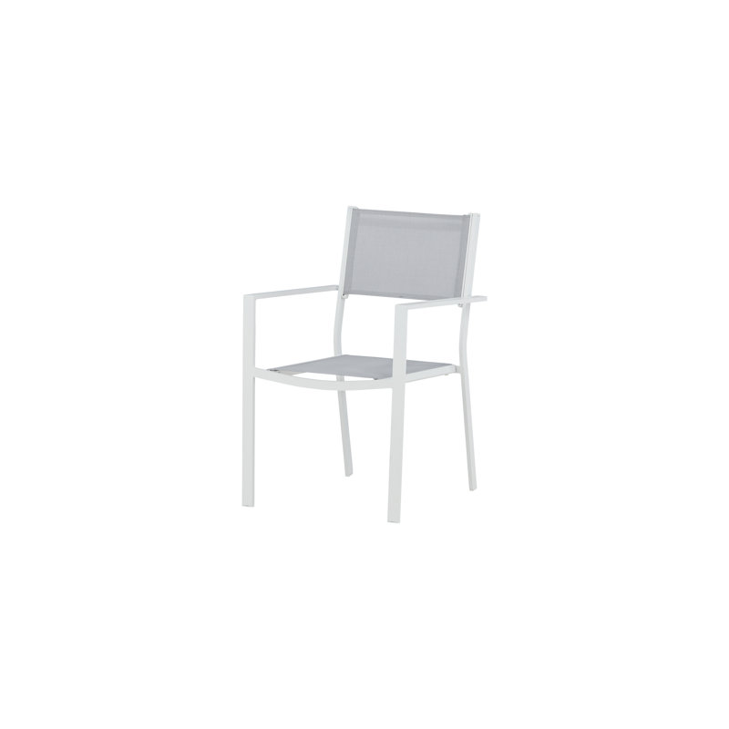 Copacabana Stacking Chair - White/Grey