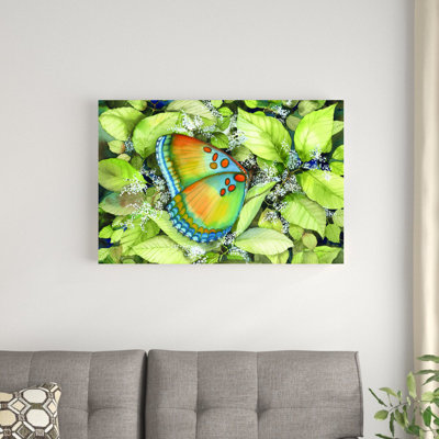 " Royal Butterfly " by Kathleen Parr McKenna Painting Print