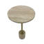 Belliso Large Rounded Marble Table, Brown