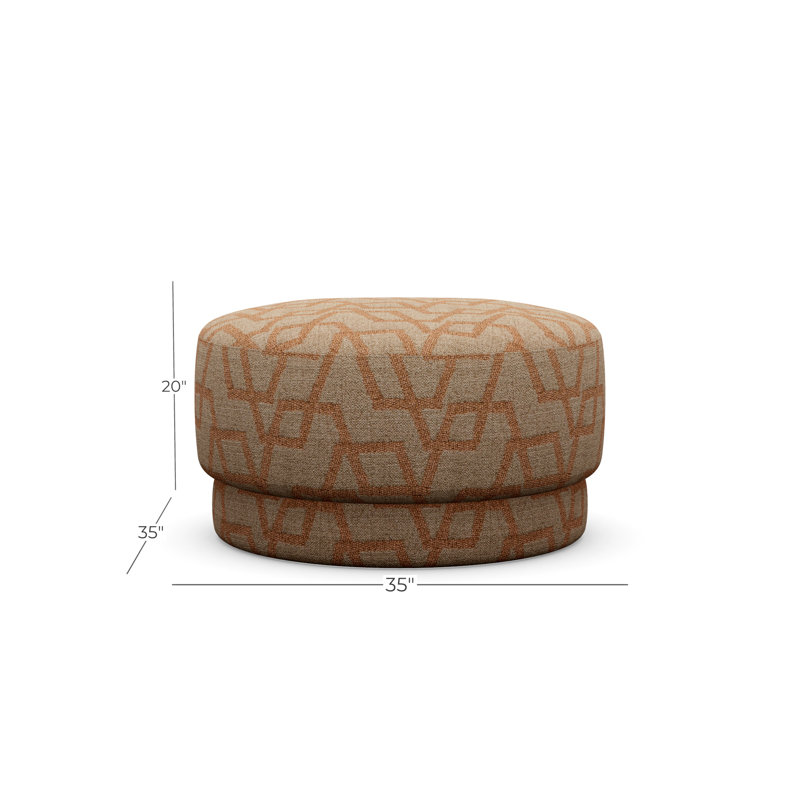 Cremini Medium Ottoman, Perky 855472
