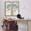 Ensemble de 2 toiles flottantes Blue Hydrangea-69273495-69273493
