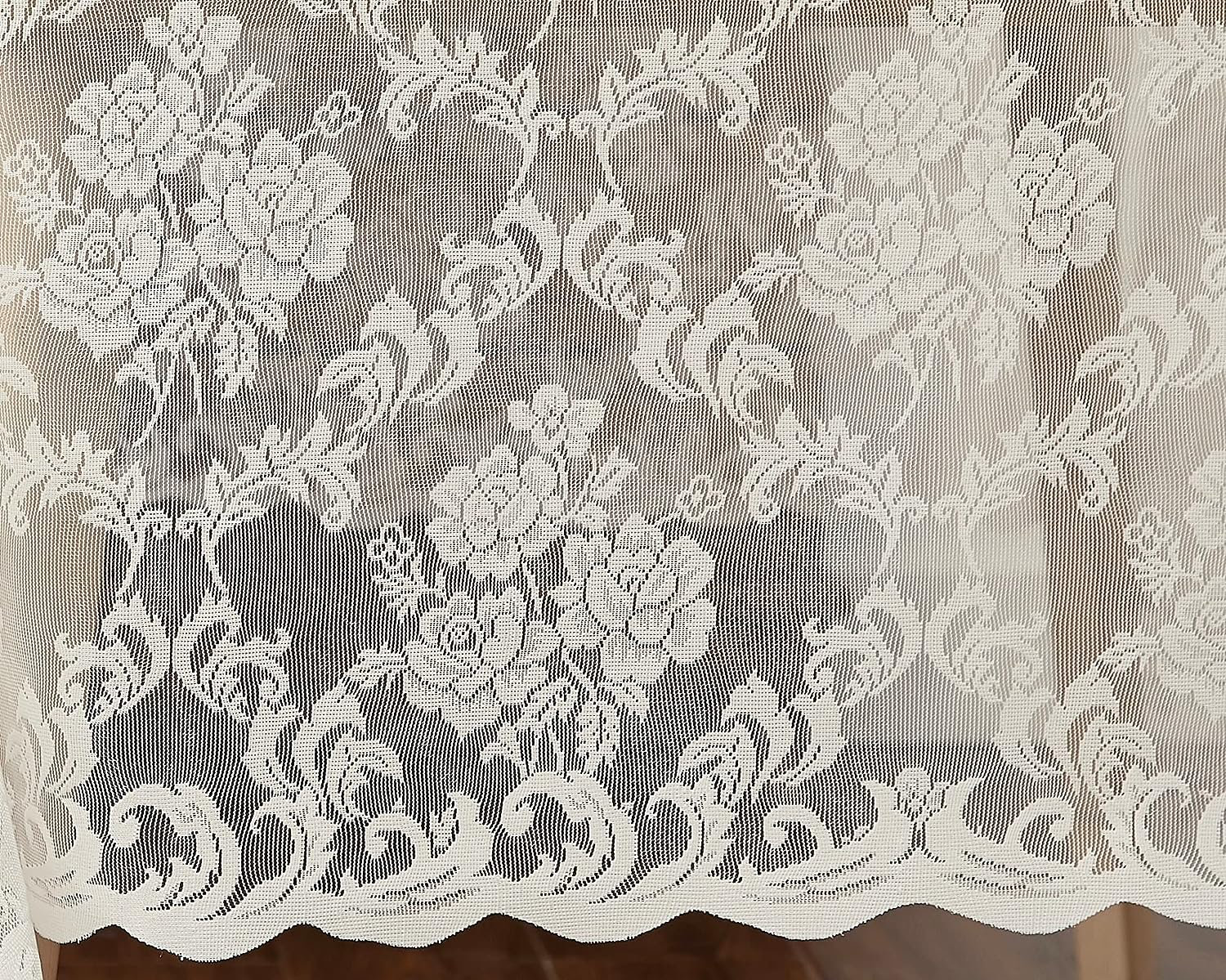 5 Yards Long Lace Fabric in 4 Colors. 60 Inches Wide Warm Home Designs Color: Black