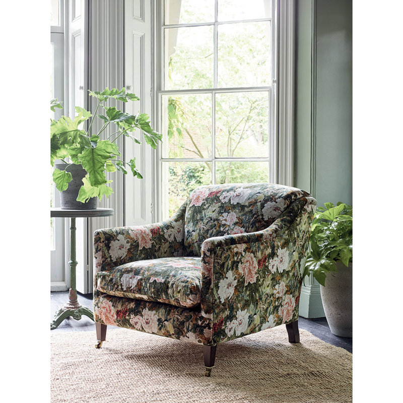 Signature Oriental Garden Performance Fabric, Mole