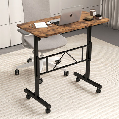 Adjustable Height Steel Computer Desk