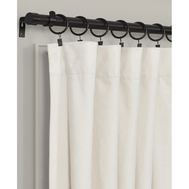 Stanton 86" Window Rod, Black, 46" - 86"