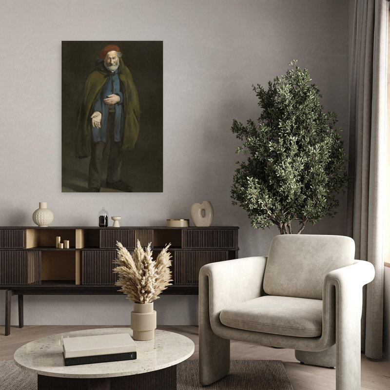 Beggar With A Duffel Coat , 1865-67 Abstract Contemporary Portrait Wall Art Print, 91.44cm H x 60.96cm W