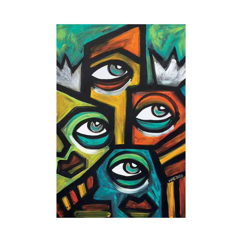 Surf by Akaimi The Artist - Wrapped Canvas Print, 30.48 cm H x 45.72 cm W