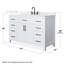 Beckett 54" Freestanding Single Bathroom Vanity with Quartz Top-690722653-690722657-690722658