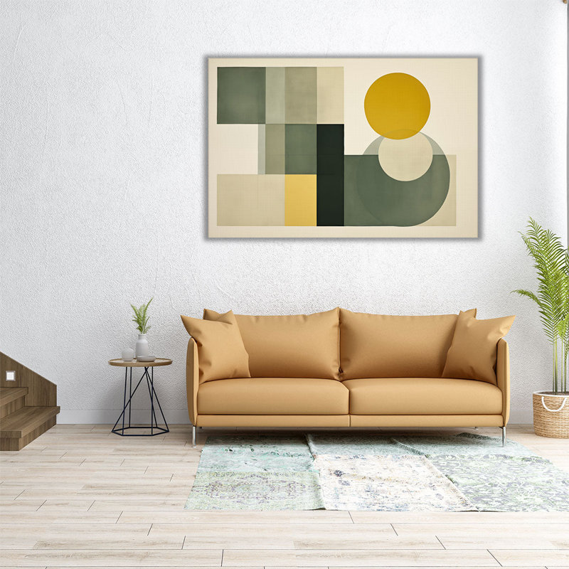 Soft Geometry Study, 20" H x 30" W