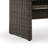 Chaviano Rectangular Metal Outdoor Dining Table , 59'' in. W 35.5'' in. D