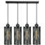 Langsa 4 - Light Black Pendant