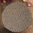 Polyester Embroidered Round Placemat