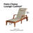 Outdoor Chaise Lounge Cushion-48814724-48814723