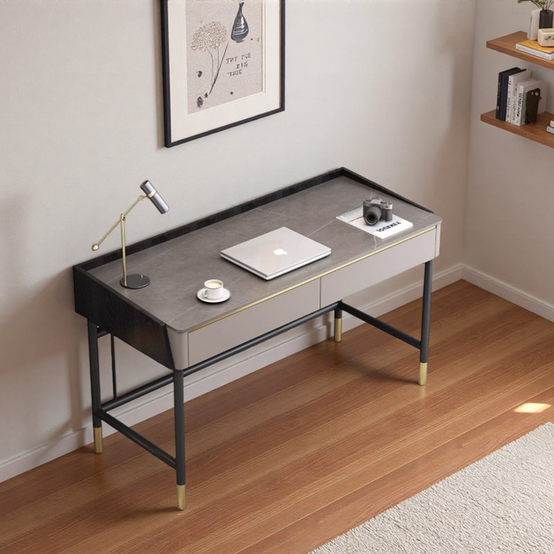 Bureau d'écriture Simple Grey Rock, H 29,52 po x l 47,24 po x P 19,68 po