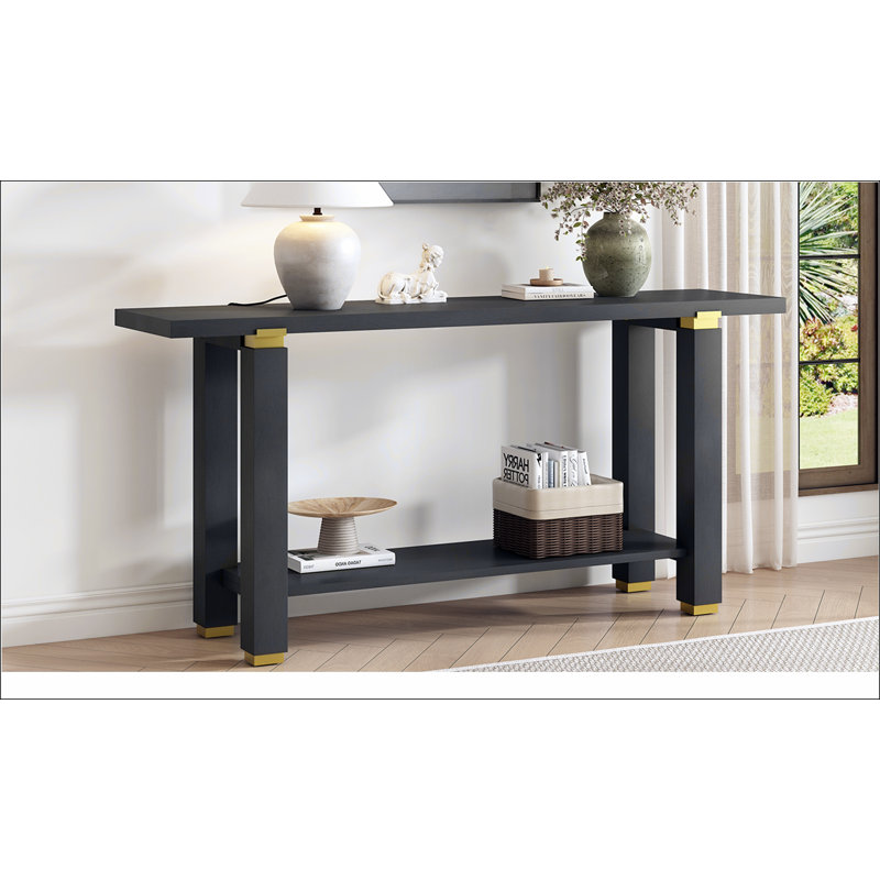 Console 62,2 po Modern, Noir