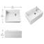 Évier de cuisine de ferme en argile réfractaire 30 po x l 20 po à tablier frontal réversible avec planche à découper, blanc