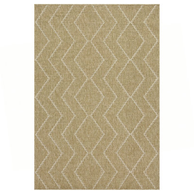 Jute 5 Ft. 3 In. X 7 Ft. 3 In. Indoor/Outdoor Area Rug