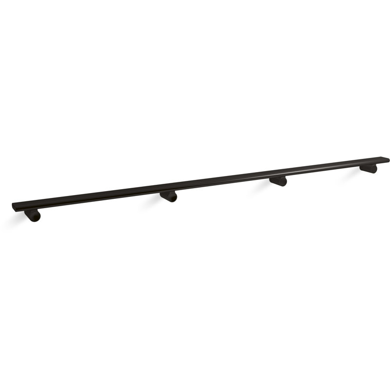 Tablette de douche Choreograph, Anodized Dark Bronze, 2.5" H x 72.71" W x 3.37" D